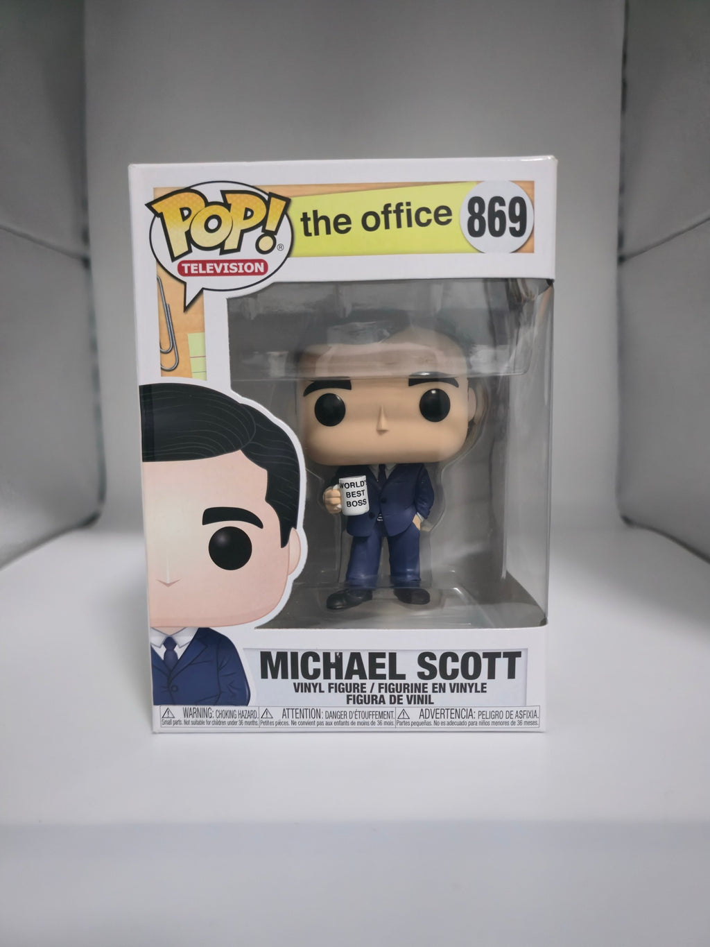 Michael Scott #869 Funko Pop The Office front of box