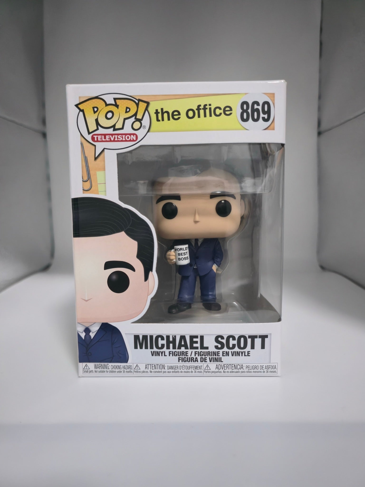 Michael Scott #869 Funko Pop The Office front of box