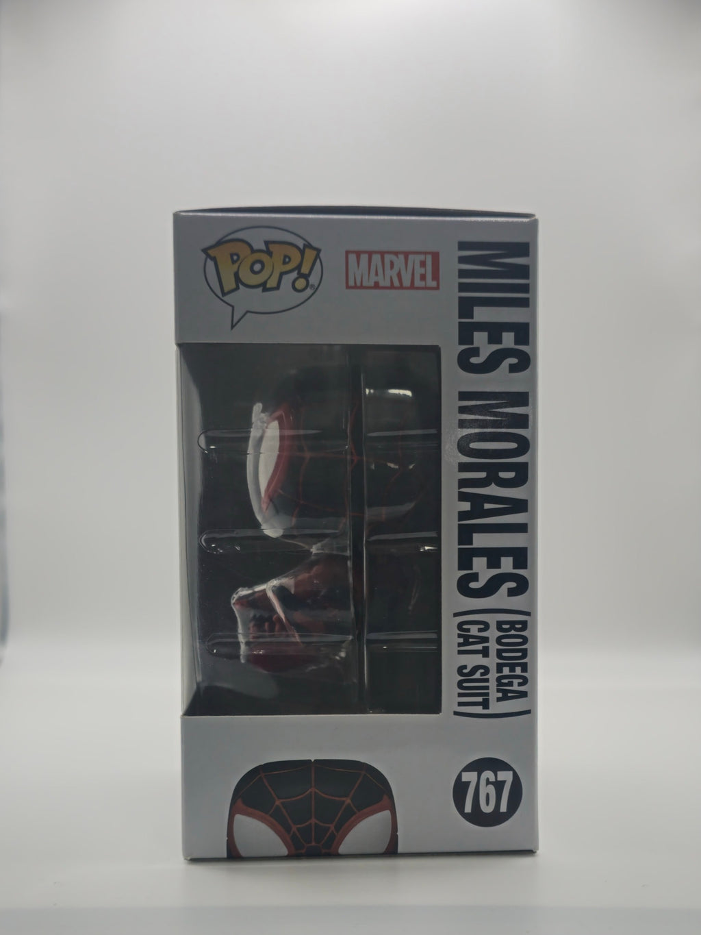 Funko Pop Miles Morales #767 - side of box