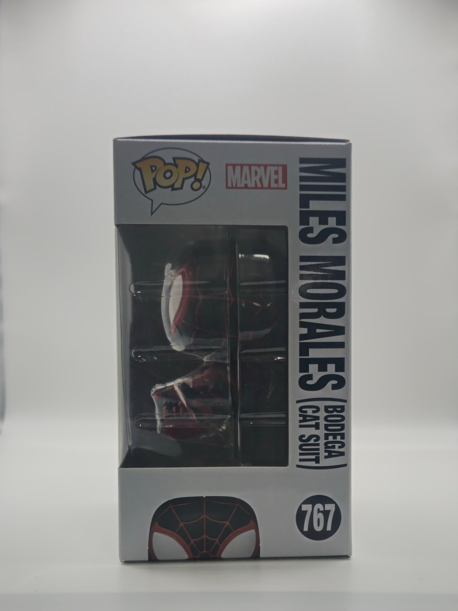 Funko Pop Miles Morales #767 - side of box