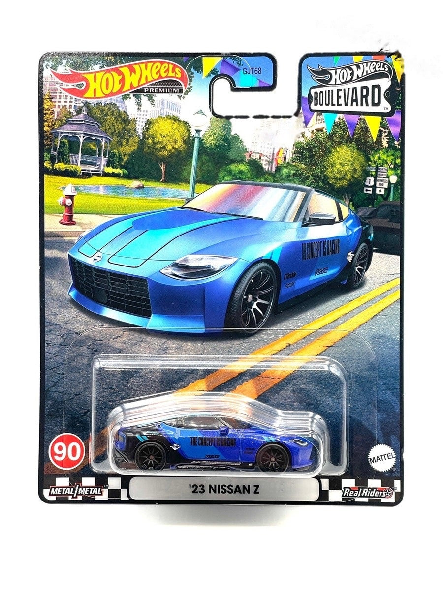 Hot Wheels Premium Boulevard '23 Nissan Z blue 1:64 die-cast on card