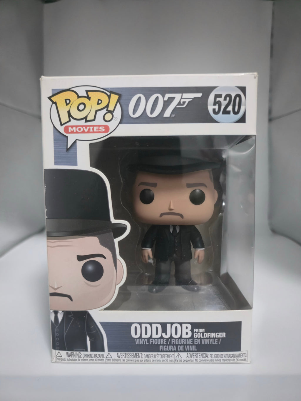 Oddjob from Goldfinger Funko Pop #520 front of box