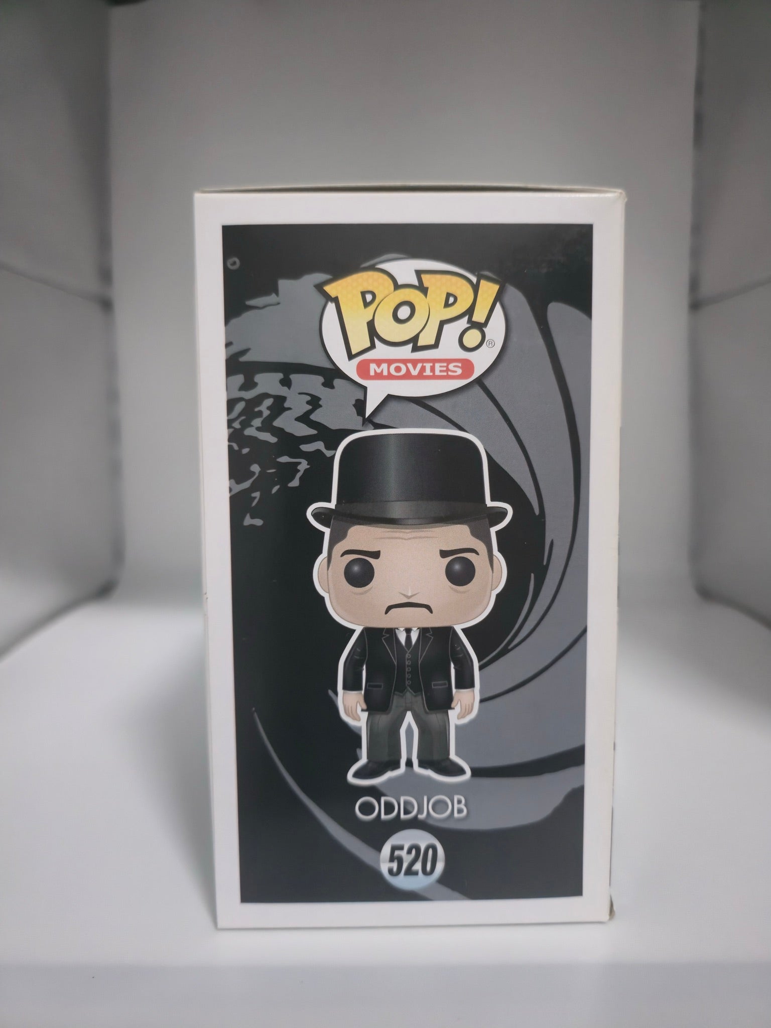 Oddjob from Goldfinger Funko Pop #520 other side of box