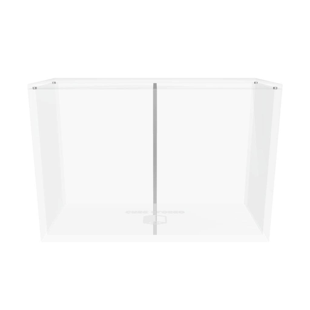 3D model of the premium bundle acrylic hard protector case with a centre divider and four top magnets
