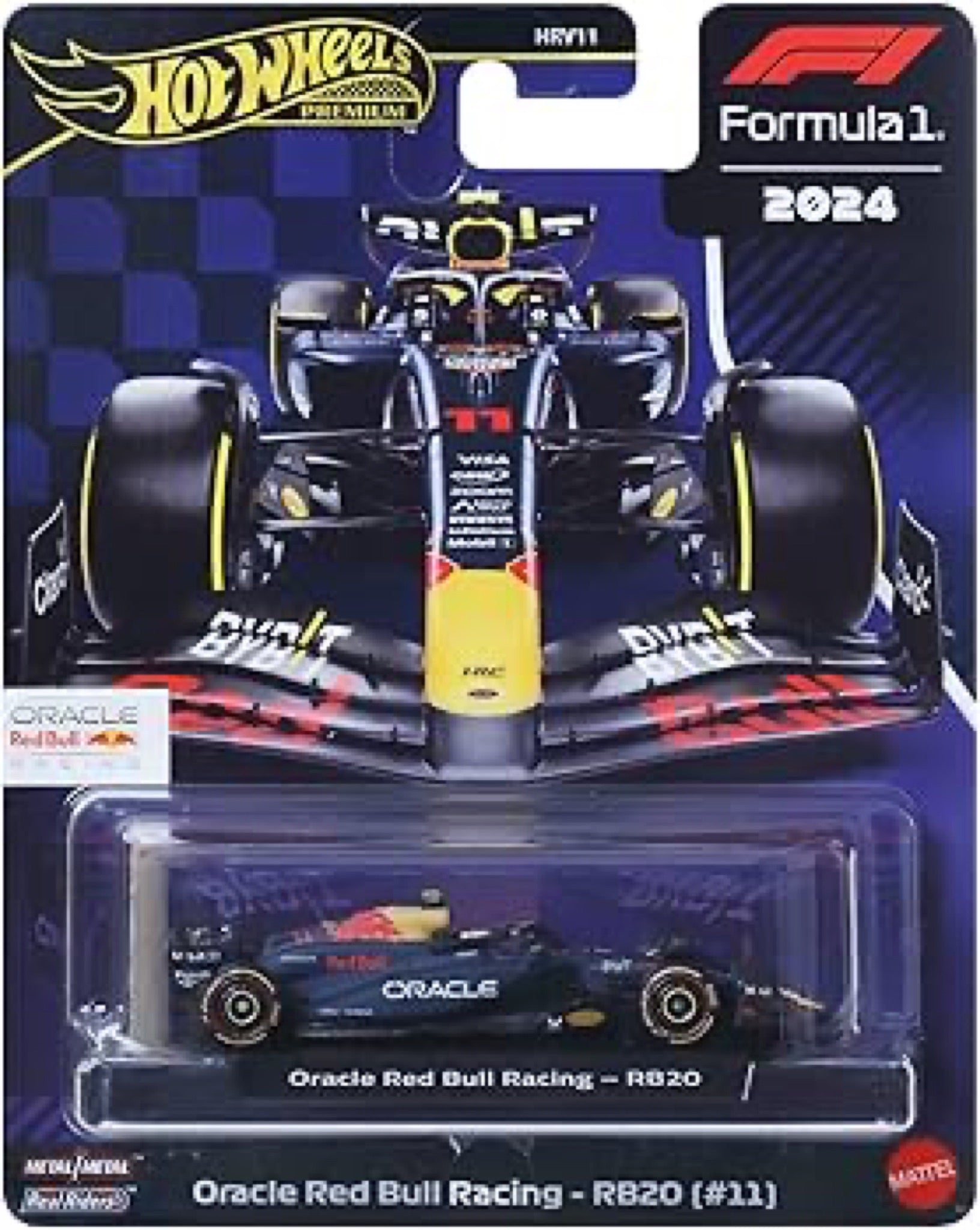 Hot Wheels Premium F1 2024 Oracle Red Bull Racing RB20 #11 1:64 die-cast on card