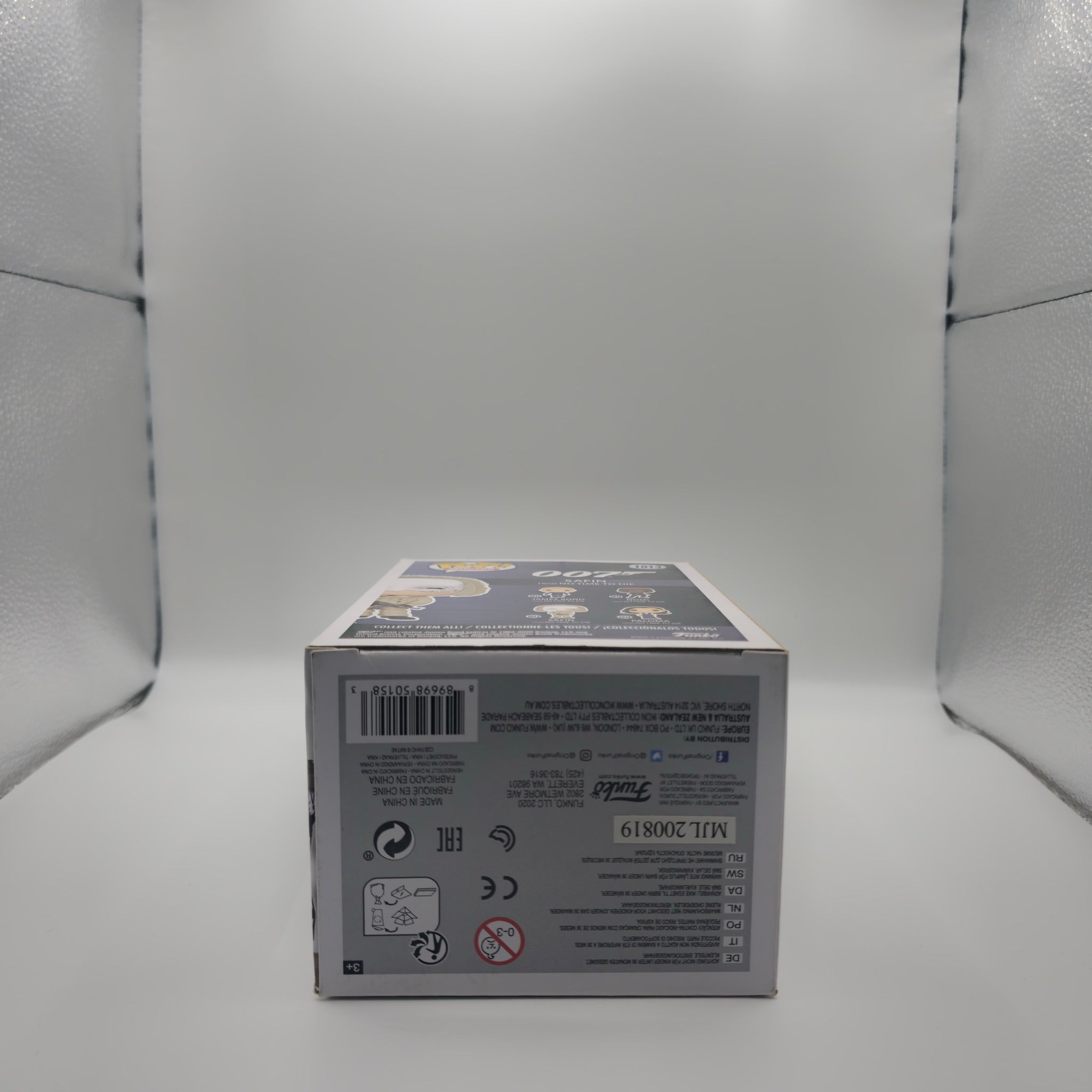 Funko Pop Safin #1013 - bottom of box with barcode