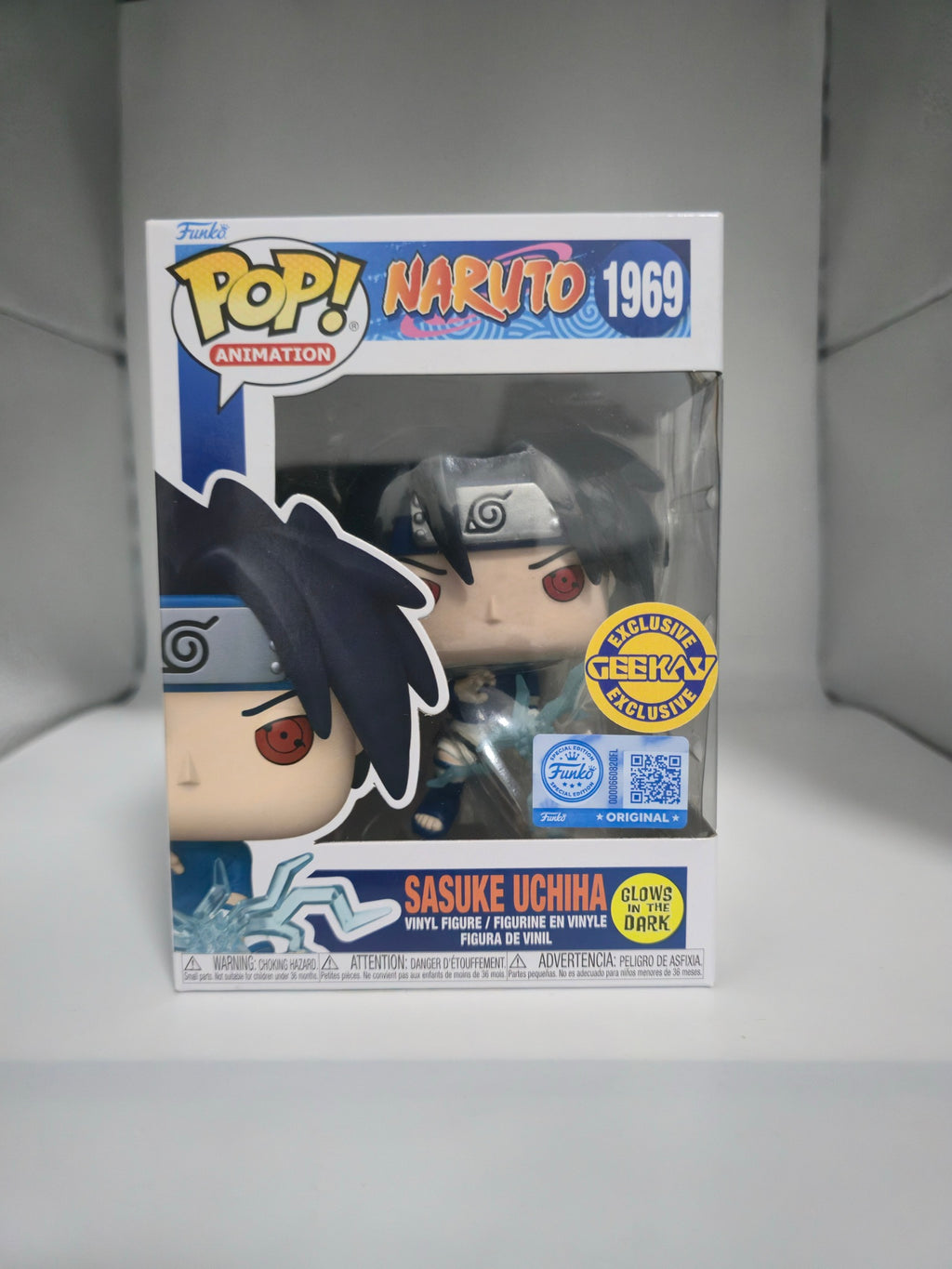 Sasuke Uchiha Funko Pop #1969 Glow in the Dark box front