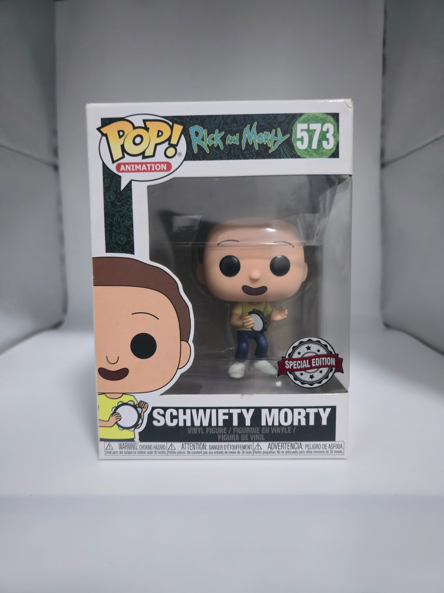 Schwifty Morty Funko Pop #573 front of box