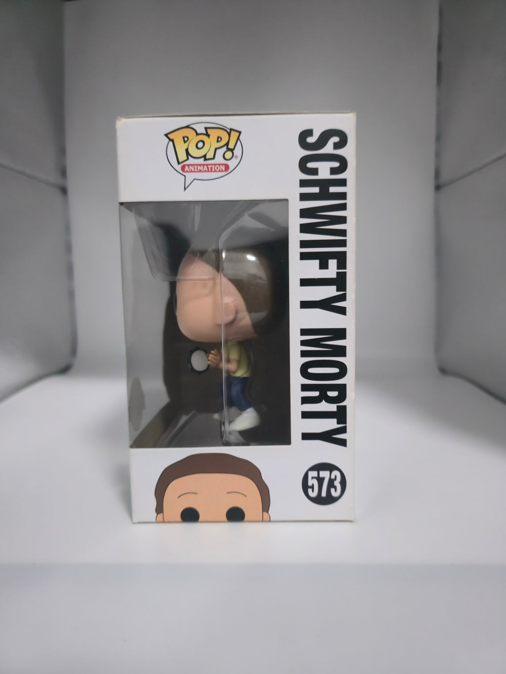 Schwifty Morty Funko Pop #573 other side of box