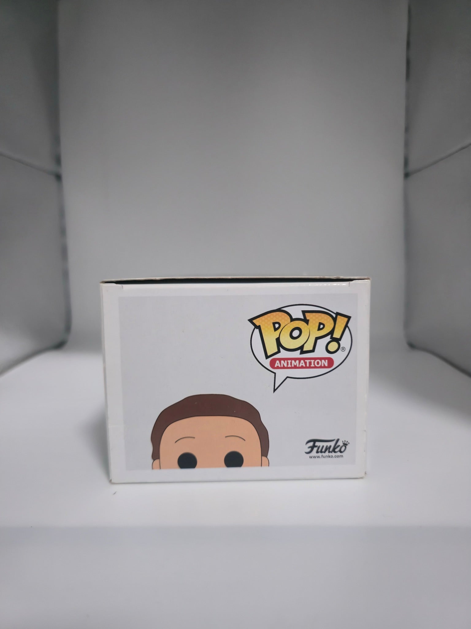 Schwifty Morty Funko Pop #573 top of box
