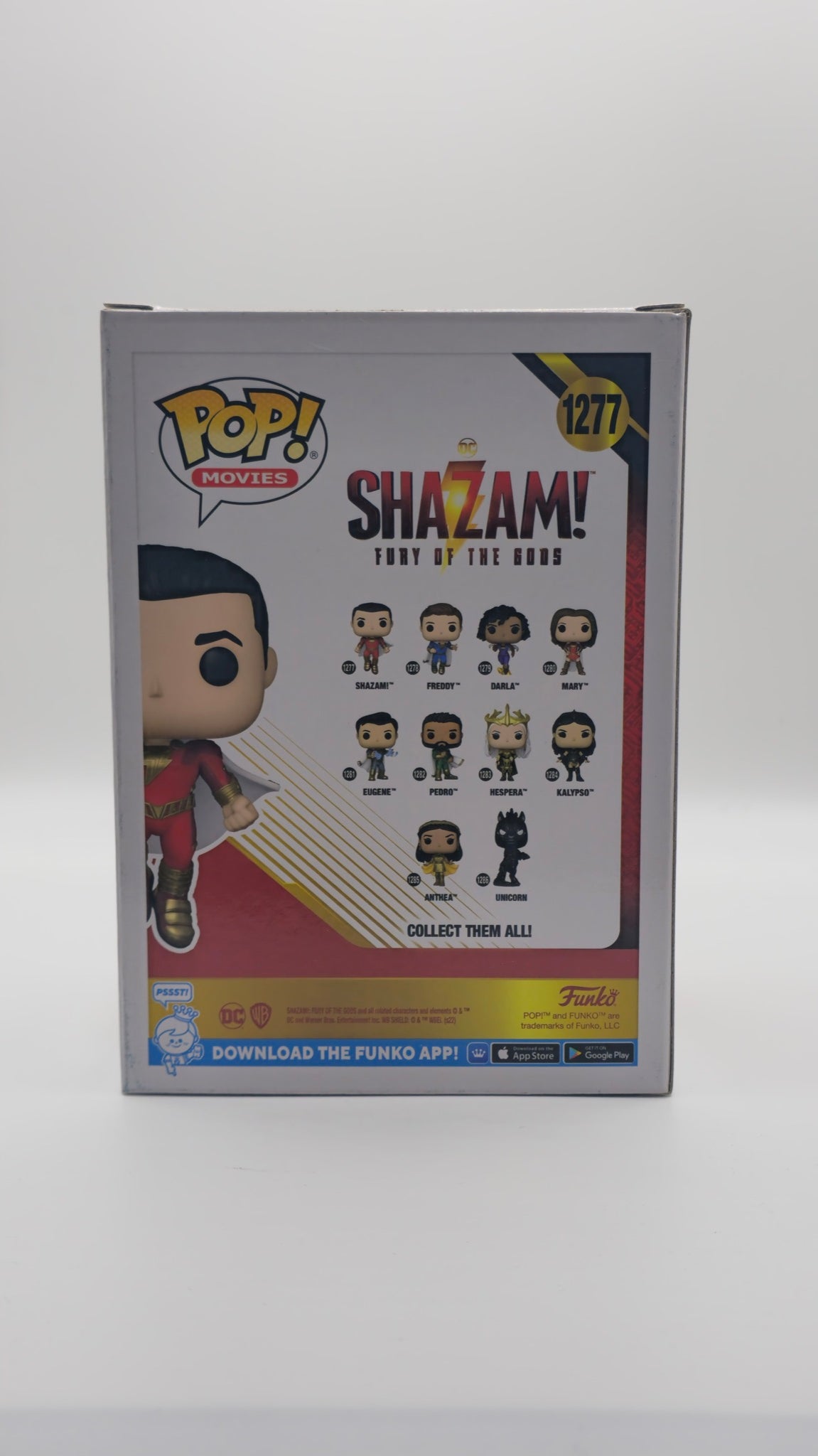 Funko Pop! Shazam #1277 Glow Chase - back