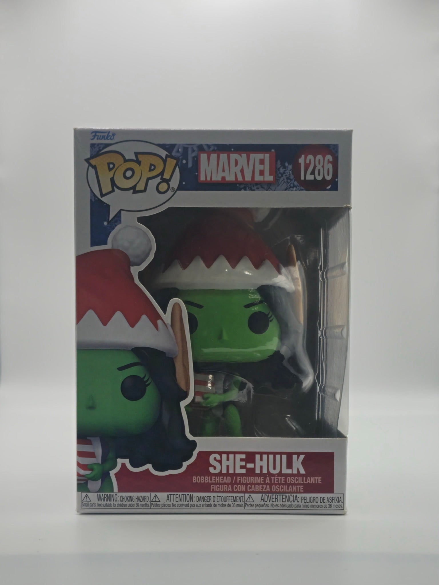 Funko Pop Marvel Holiday She-Hulk #1286 - front of box