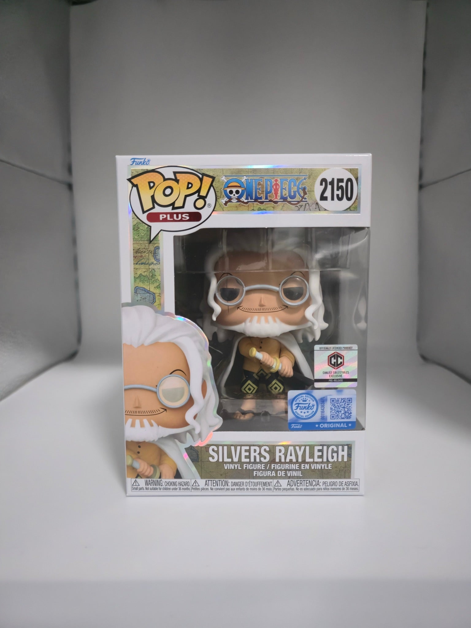 Funko Pop One Piece Silvers Rayleigh #2150 - front of box