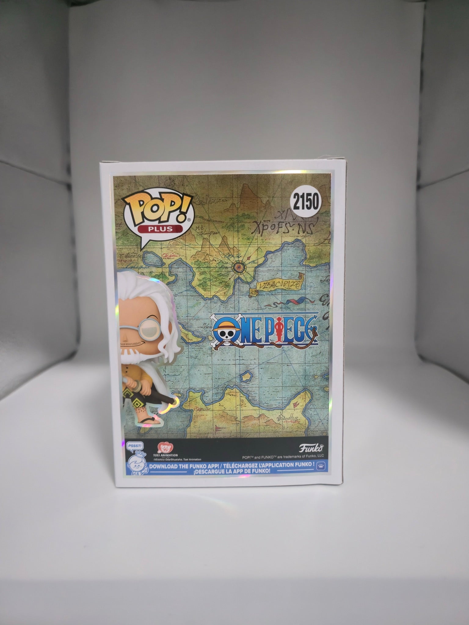 Funko Pop Silvers Rayleigh #2150 - back of box