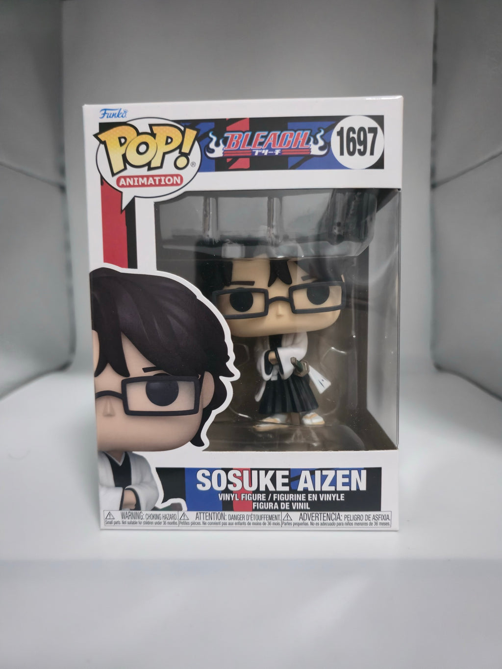 Funko Pop! Sosuke Aizen #1697 Bleach front of box