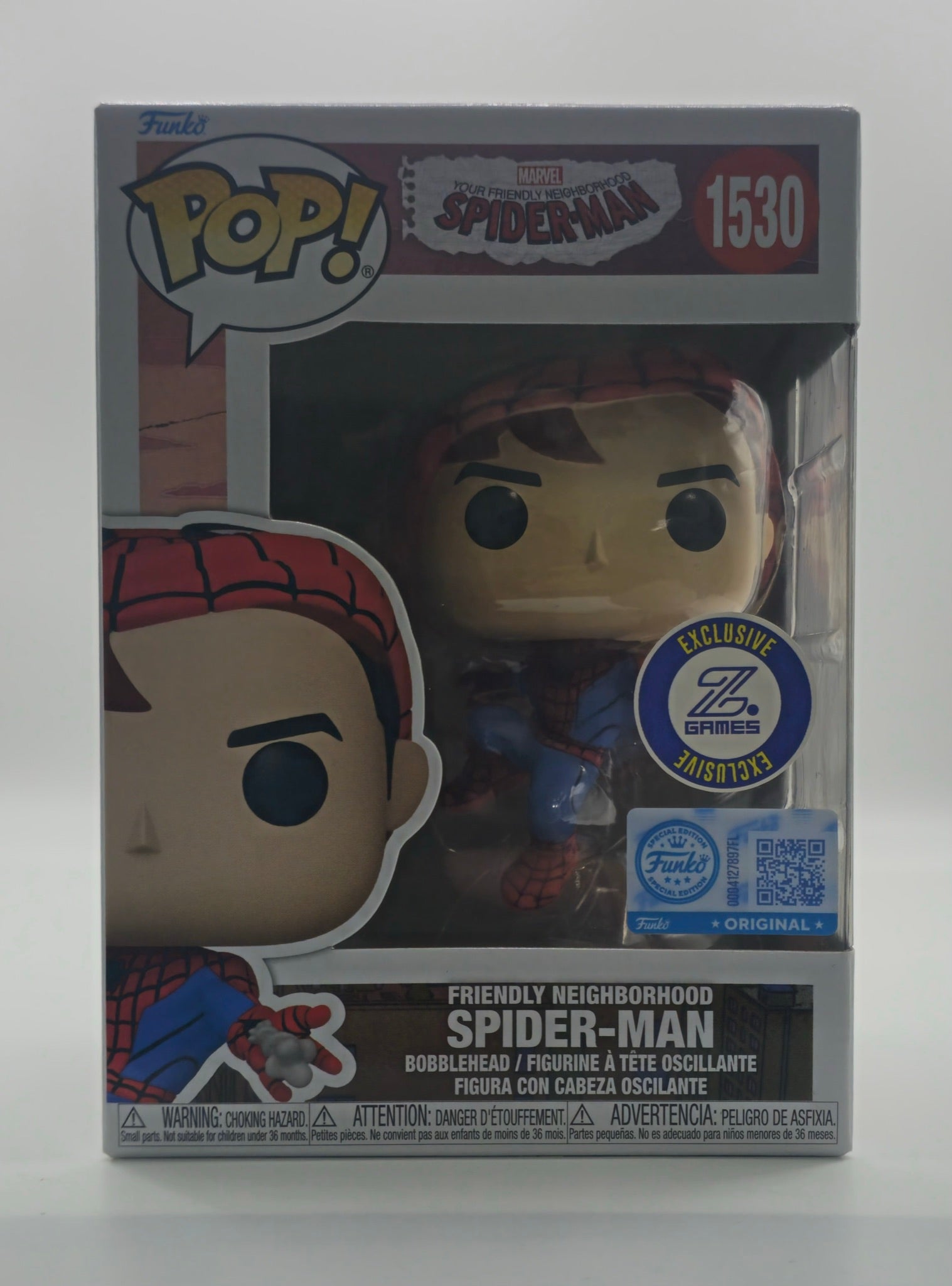 Funko Pop Friendly Neighborhood Spider-Man #1530 - front of box