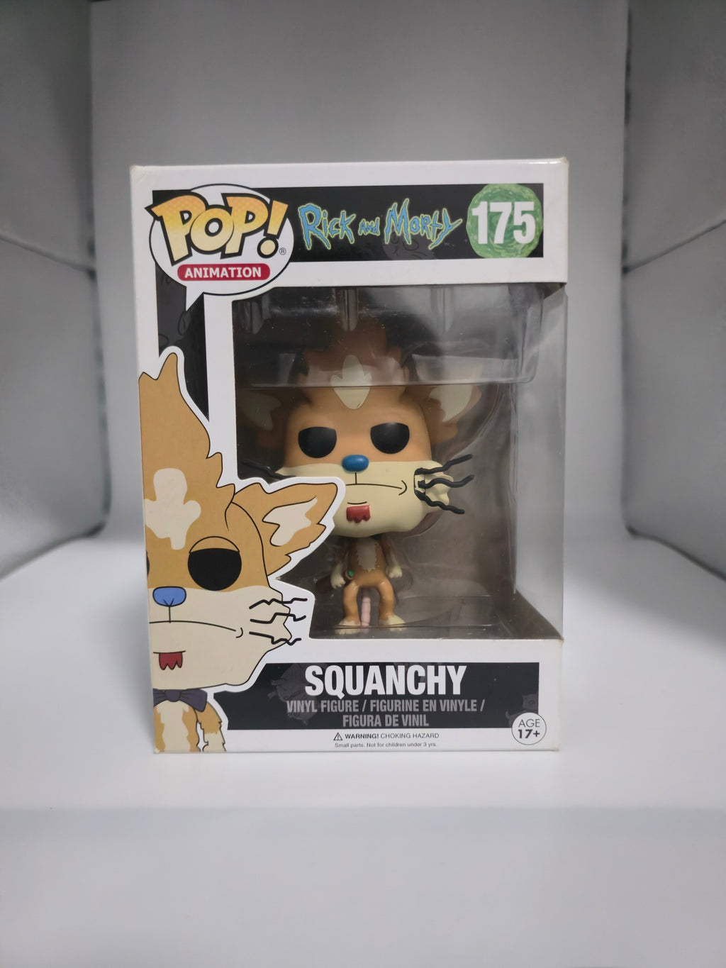 Funko Pop! Rick and Morty Squanchy #175 front of box