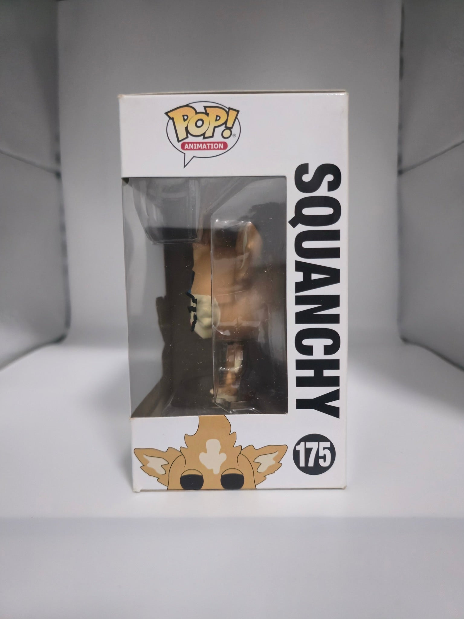 Funko Pop! Rick and Morty Squanchy #175 side of box