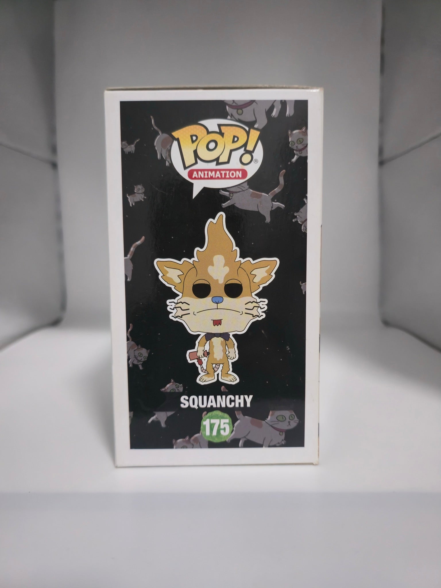 Funko Pop! Rick and Morty Squanchy #175 other side of box