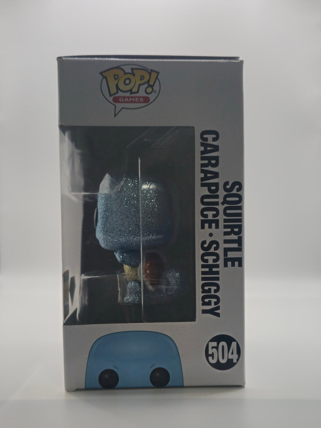 Funko Pop Squirtle #504 Diamond - side of box