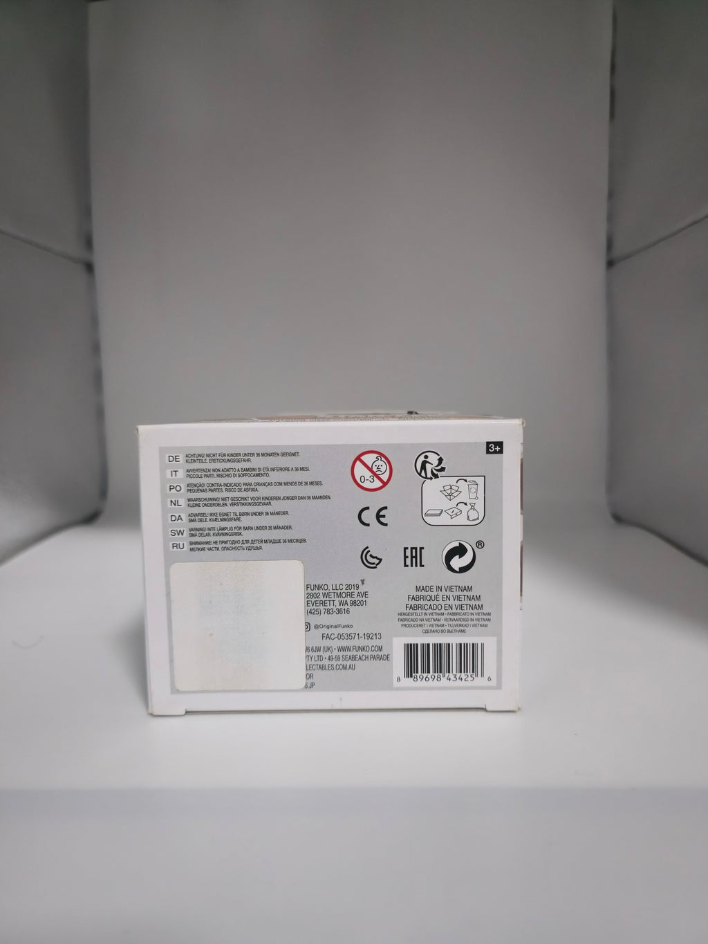 Stan Lee Astronaut Funko Pop #519 bottom of box