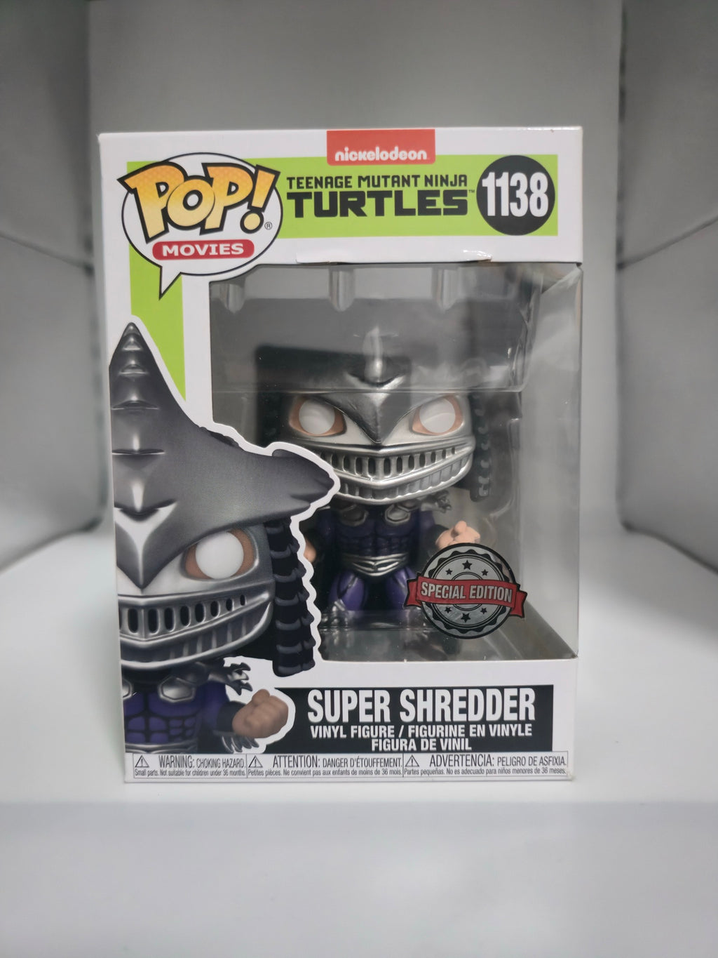Funko Pop! Super Shredder #1138 TMNT front of box