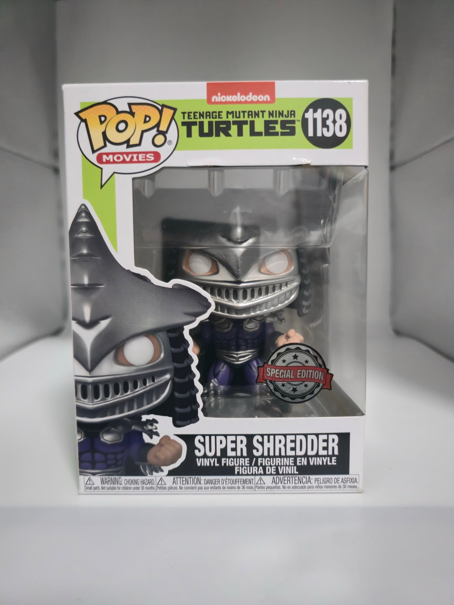 Funko Pop! Super Shredder #1138 TMNT front of box