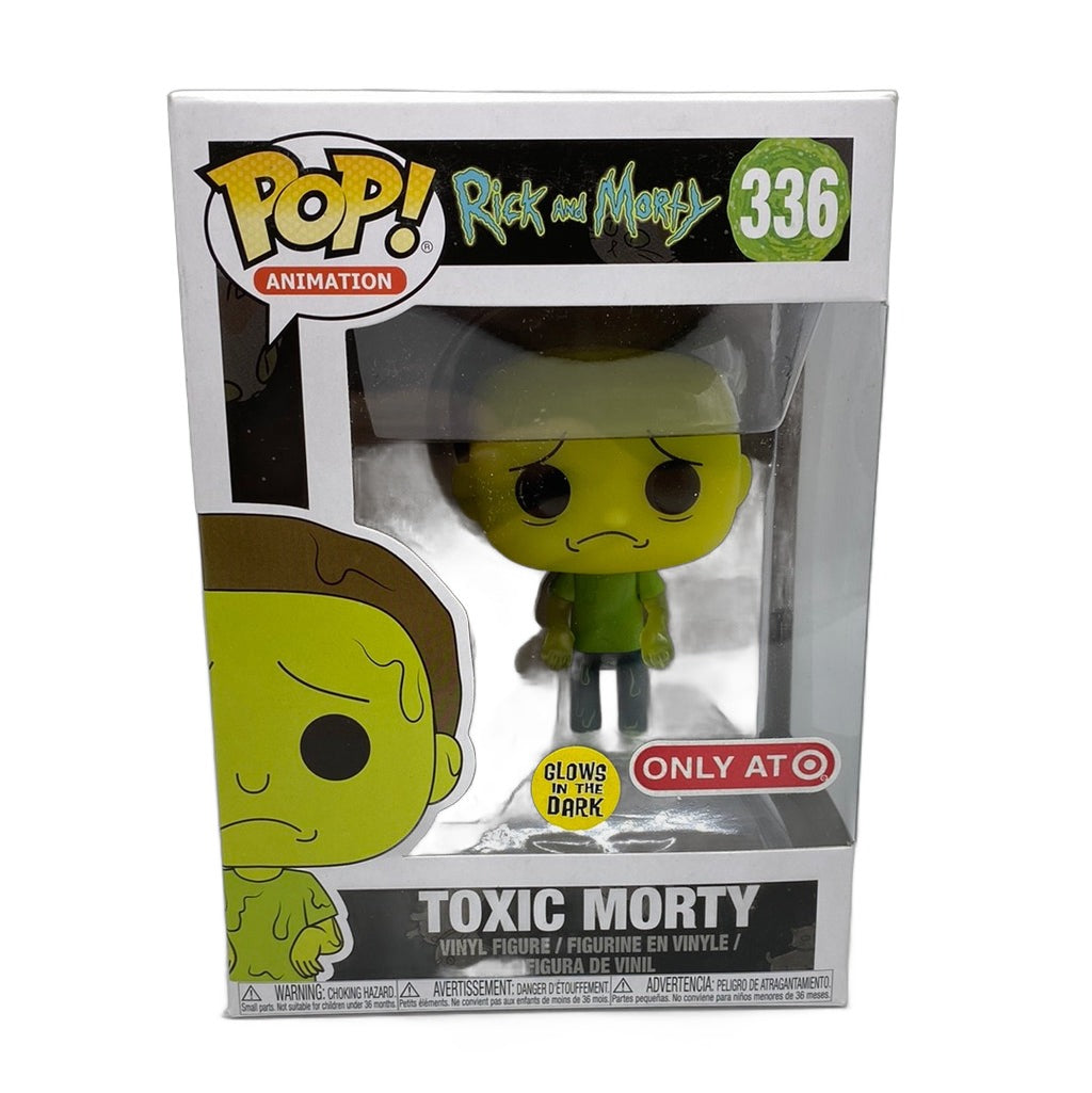 Funko Pop! Toxic Morty #336 on white background