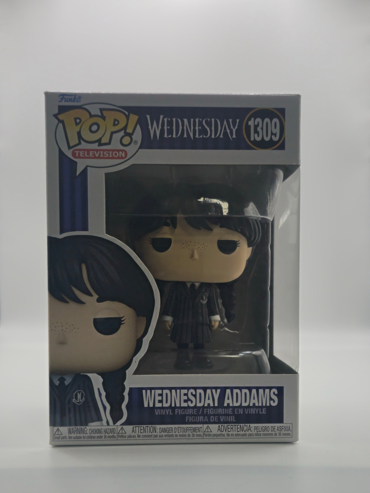 Funko Pop Wednesday Addams #1309 - front of box