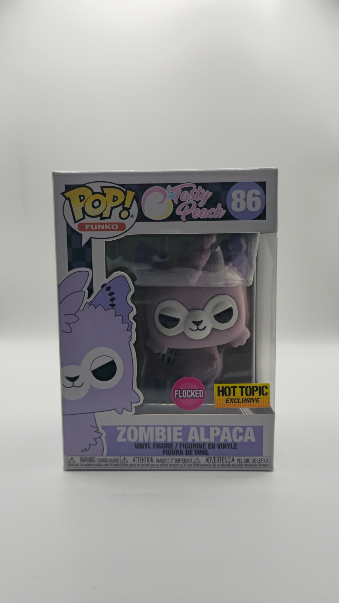 Funko Pop! Tasty Peach: Zombie Alpaca #86 (Flocked) (Hot Topic Exclusive)